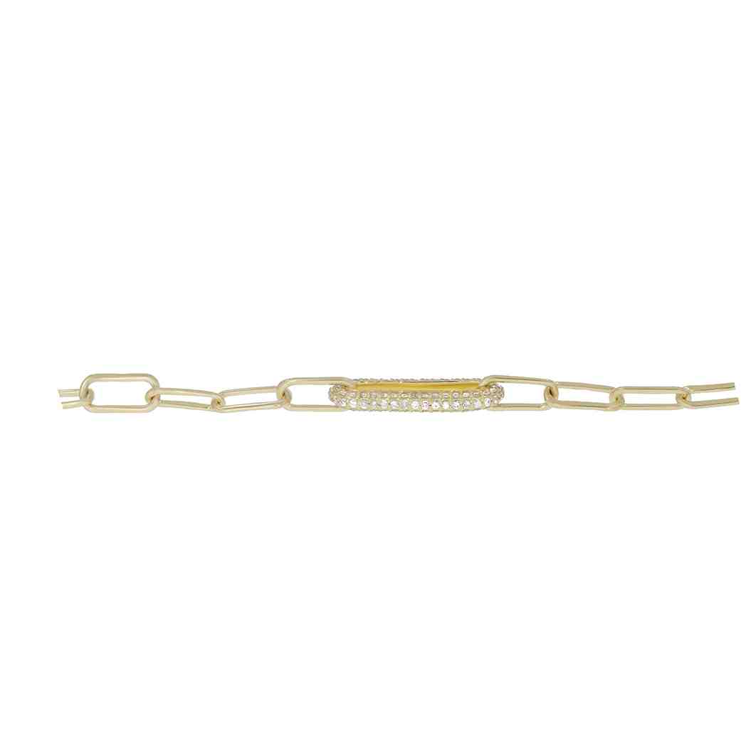 Paperclip Link Bracelet BR51095A